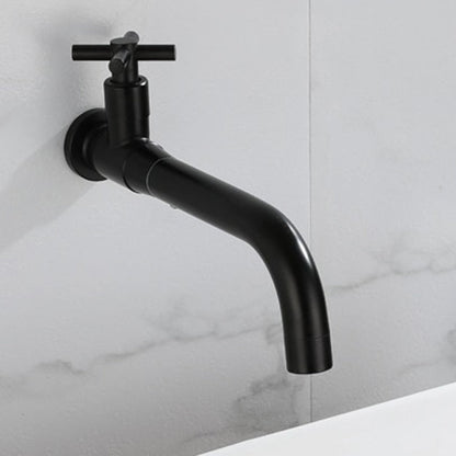 Modern single-lever basin faucet with 1 hole for wall mounting