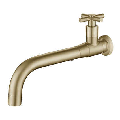 Modern single-lever basin faucet with 1 hole for wall mounting