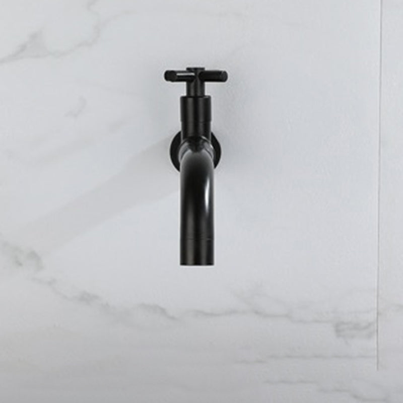 Modern single-lever basin faucet with 1 hole for wall mounting