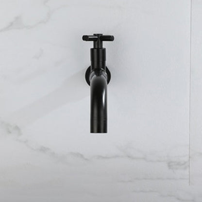 Modern single-lever basin faucet with 1 hole for wall mounting