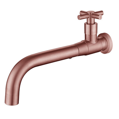 Modern single-lever basin faucet with 1 hole for wall mounting