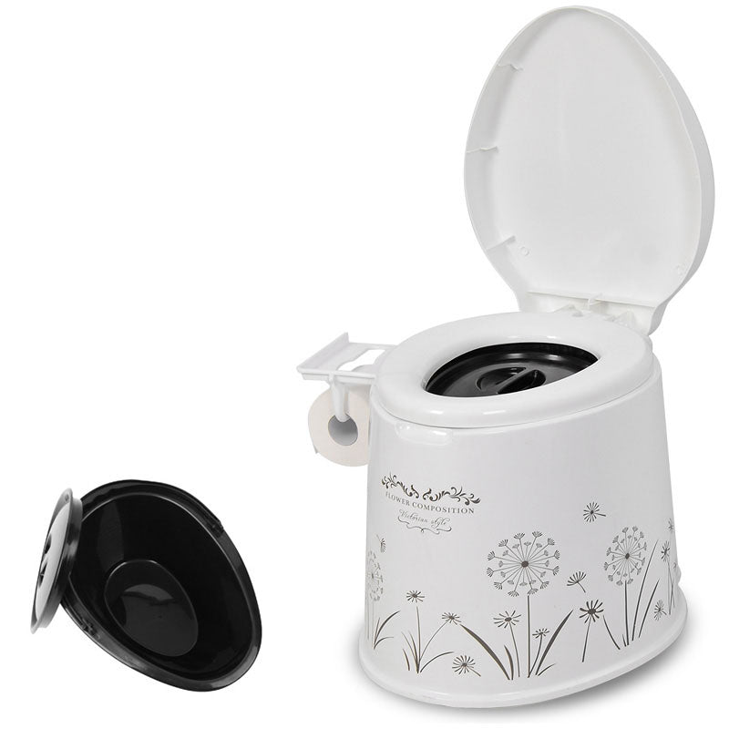 BowLift | Modern Plastic Floor-Mounted Toilet Bowl with Seat for the Bathroom