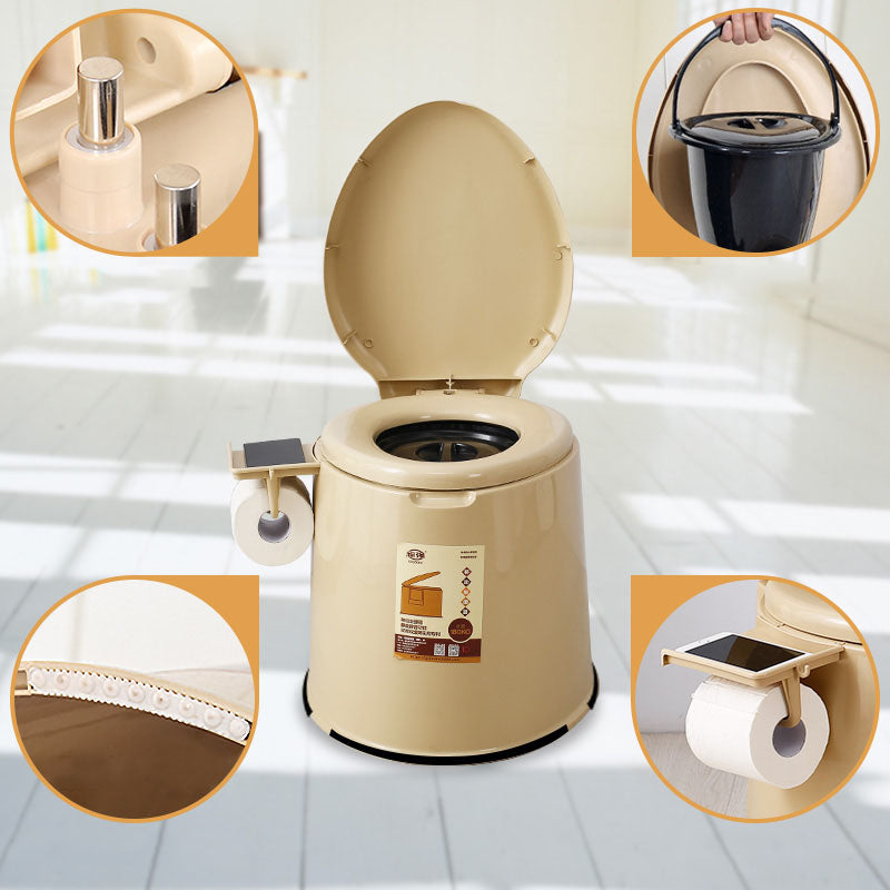 BowLift | Modern Plastic Floor-Mounted Toilet Bowl with Seat for the Bathroom