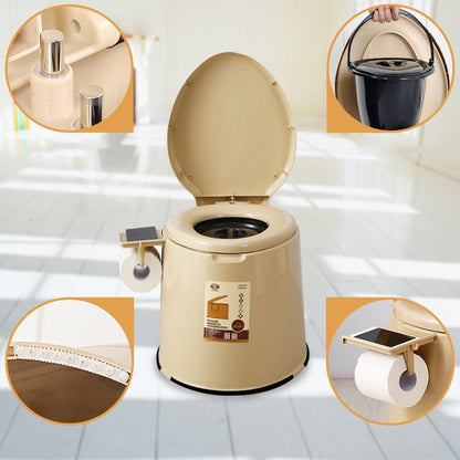 BowLift | Modern Plastic Floor-Mounted Toilet Bowl with Seat for the Bathroom