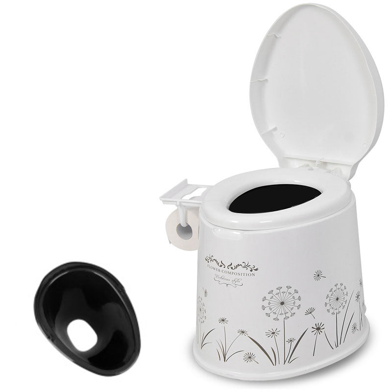 BowLift | Modern Plastic Floor-Mounted Toilet Bowl with Seat for the Bathroom