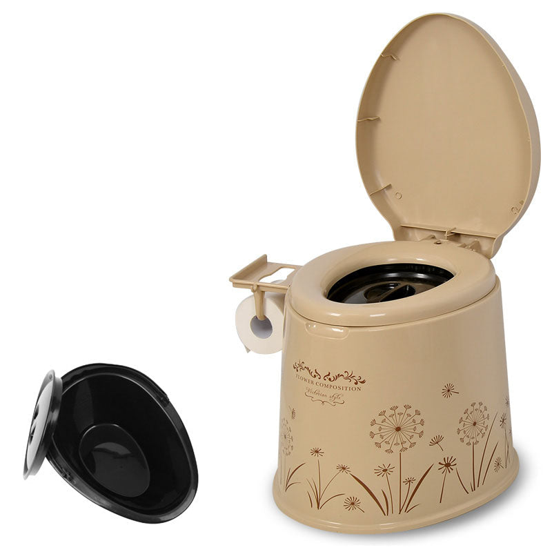 BowLift | Modern Plastic Floor-Mounted Toilet Bowl with Seat for the Bathroom