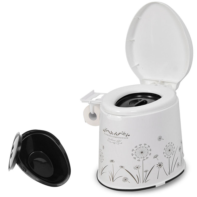 BowLift | Modern Plastic Floor-Mounted Toilet Bowl with Seat for the Bathroom