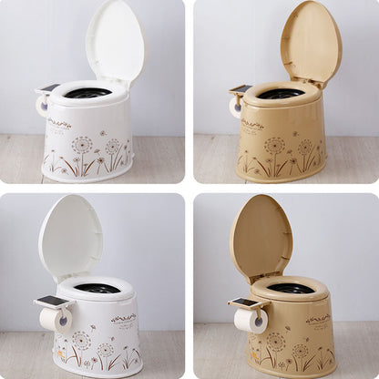 BowLift | Modern Plastic Floor-Mounted Toilet Bowl with Seat for the Bathroom