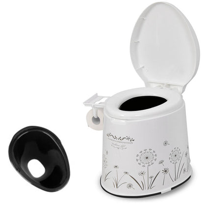 BowLift | Modern Plastic Floor-Mounted Toilet Bowl with Seat for the Bathroom