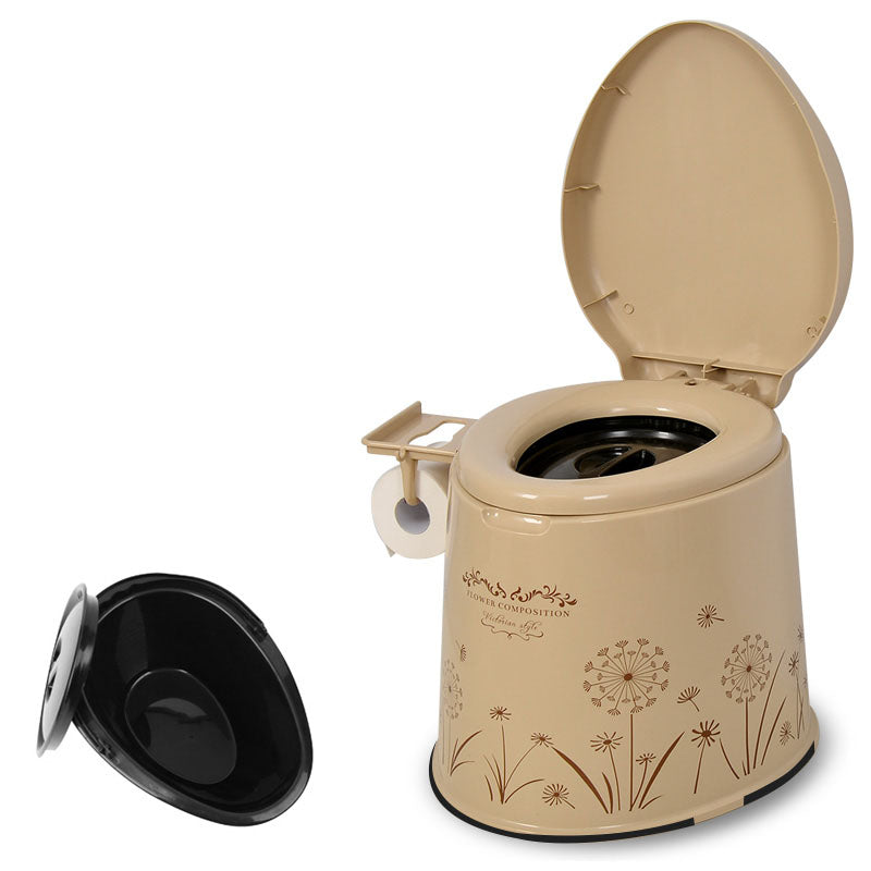 BowLift | Modern Plastic Floor-Mounted Toilet Bowl with Seat for the Bathroom