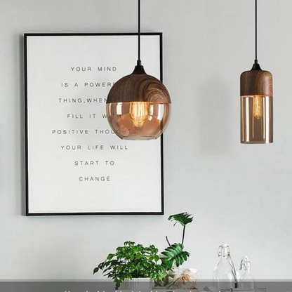BowLift | Stylish Scandinavian Wooden Ceiling Lamp - NordLuna