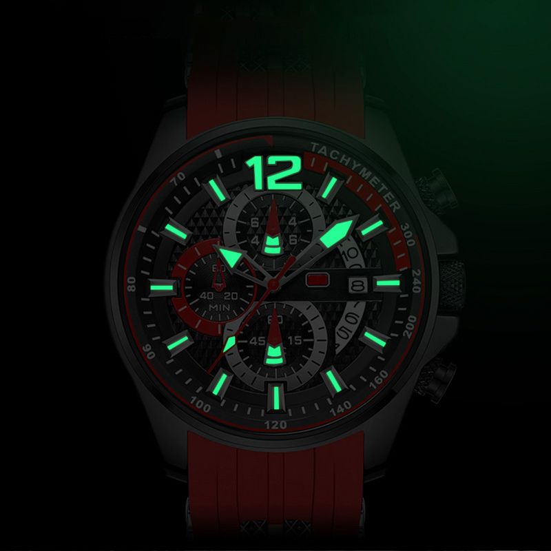 BowLift | Waterproof motorsport watch for men with luminous
