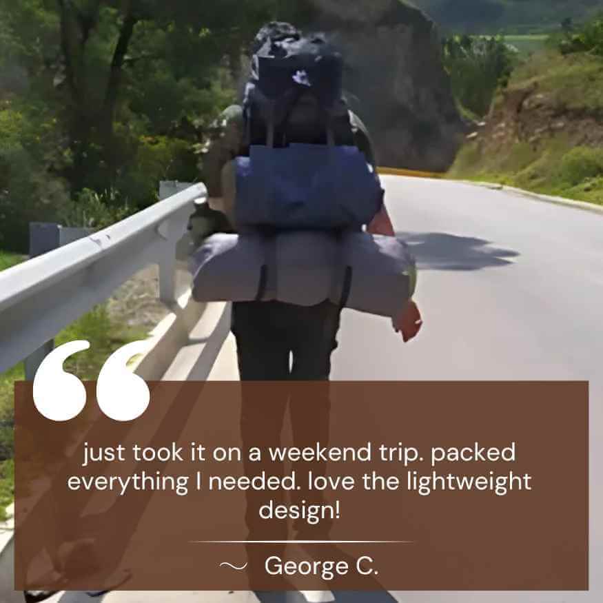 Skanto | 60L Waterproof Hiking Backpack | Lightweight, Ergonomic Design & Smart Storage for Day Hikes & Expeditions