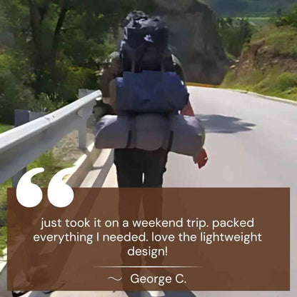 Skanto | 60L Waterproof Hiking Backpack | Lightweight, Ergonomic Design & Smart Storage for Day Hikes & Expeditions