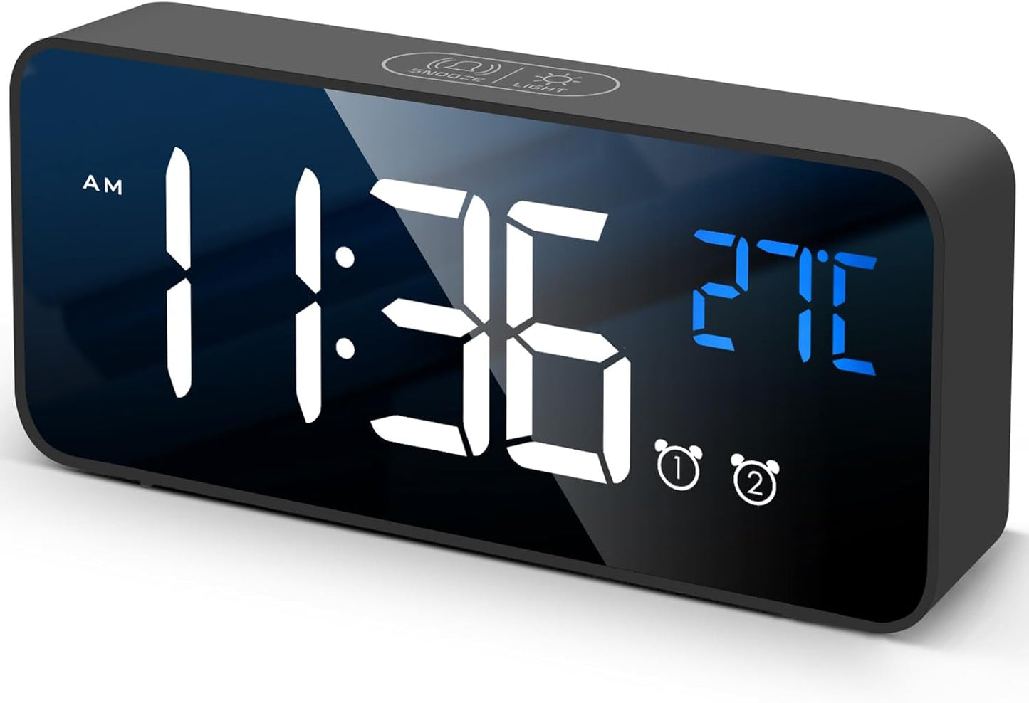 BowLift | 11.5-Inch Digital Calendar Day Clock with 19 Reminders – Claryon