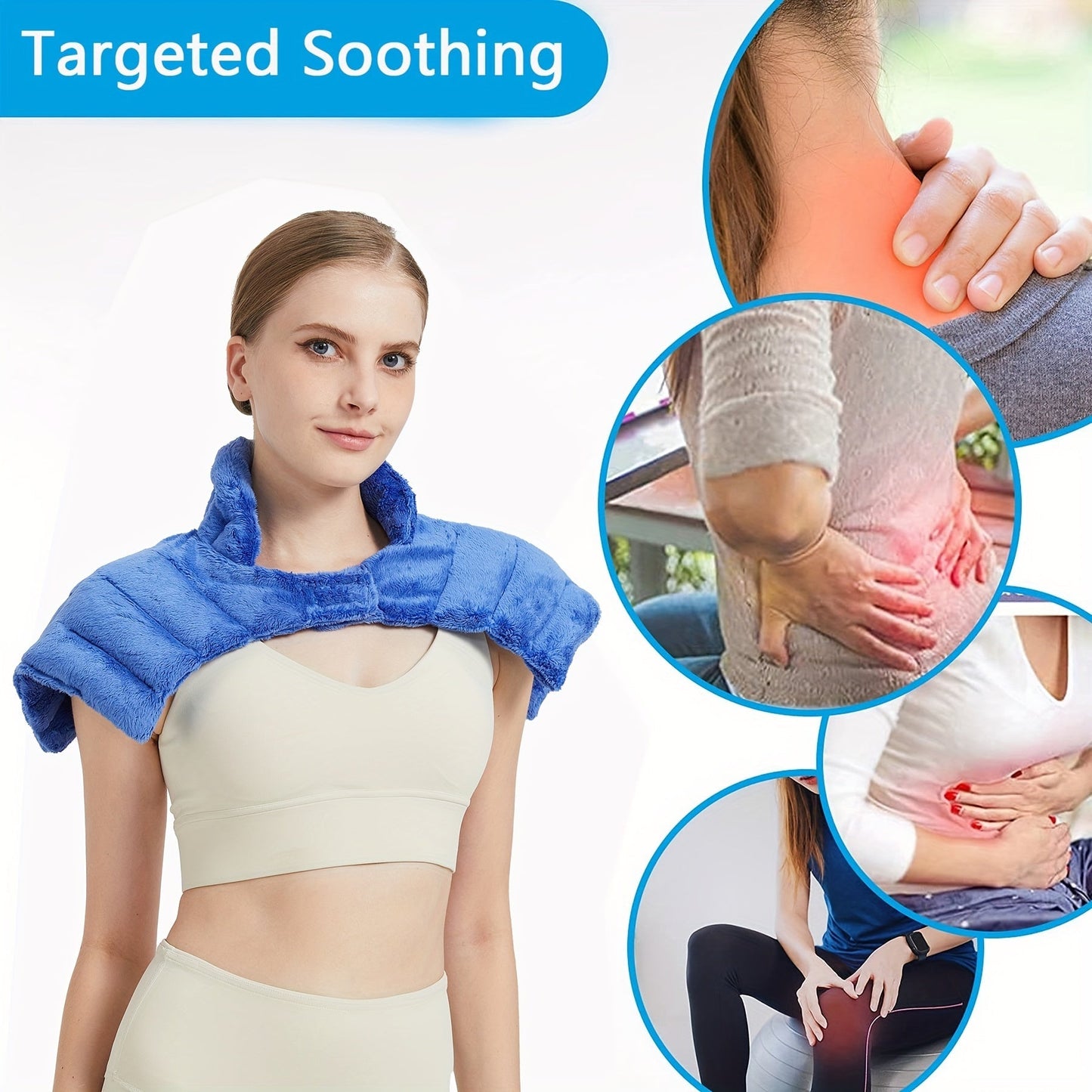 Frendorf | Weighted Microwave Heating Pad – Comfort and Relaxation for Neck and Shoulders