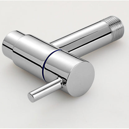 BowLift | Contemporary Wall-Mounted Bathroom Faucet Single Hole Low Arc Solid Brass Circular Faucet