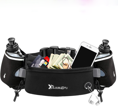 Skanto | Running Belt with Water Bottle – Comfort & Style