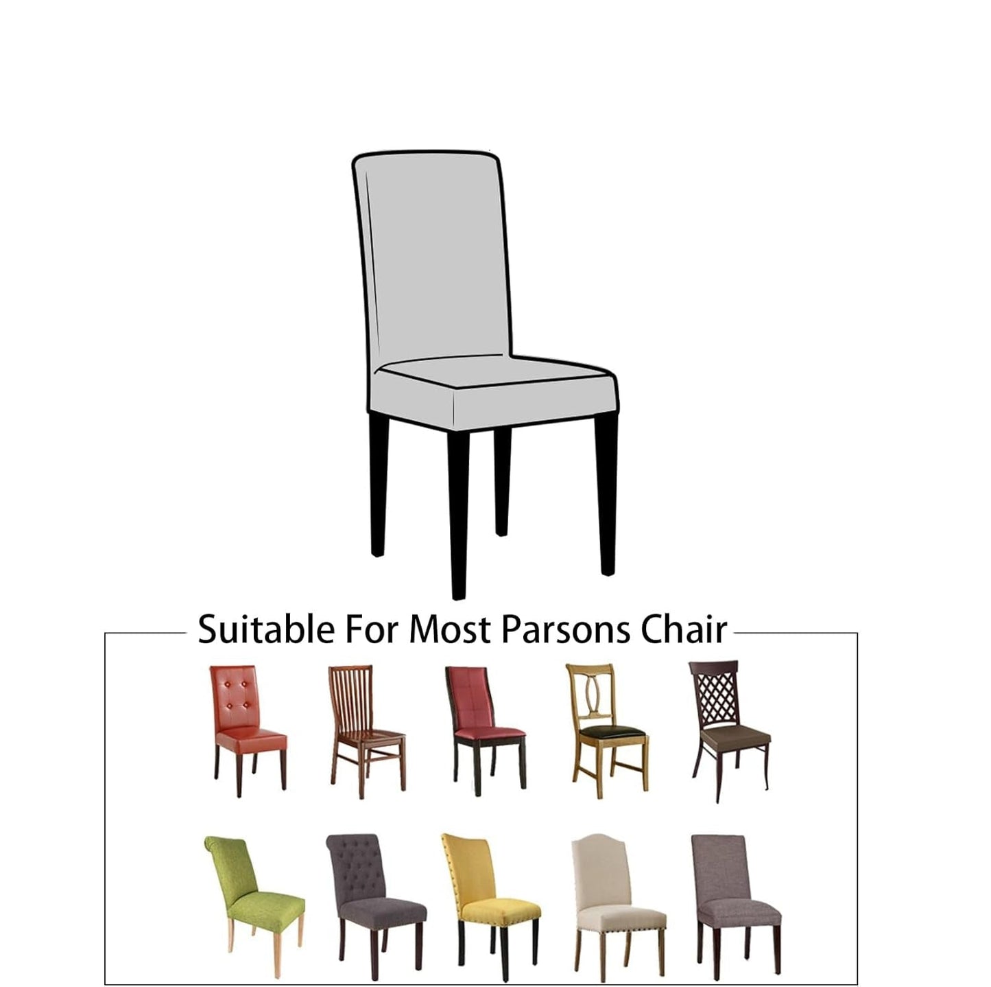 Skanto | Stretch Dining Chair Cover Set – ChairGuard
