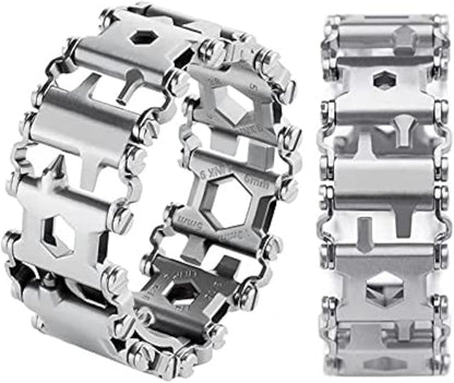 BowLift | 29-in-1 Stainless Steel Multitool Bracelet