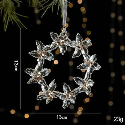 Skanto | Christmas Decorations Sequins Acrylic Transparent Pendant