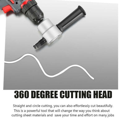 Skanto | Nibbler Cutter Drill Attachment Double Head Metal Sheet