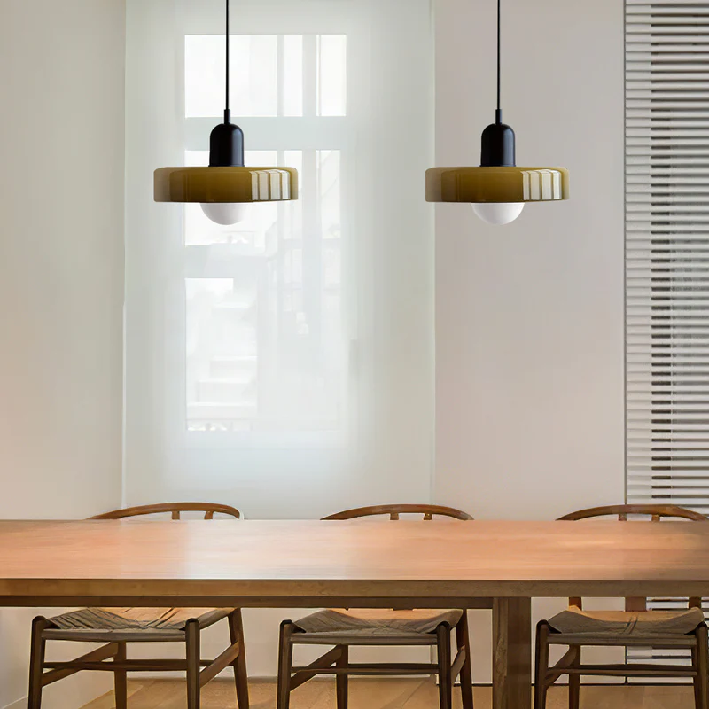 Skanto | Bauhaus Inspired Colorful Glass Pendant Lamp