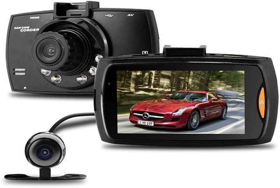 Skanto | Dual Lens Car Dash Cam G30 2.7" LCD Full HD 1080P with G-Sensor