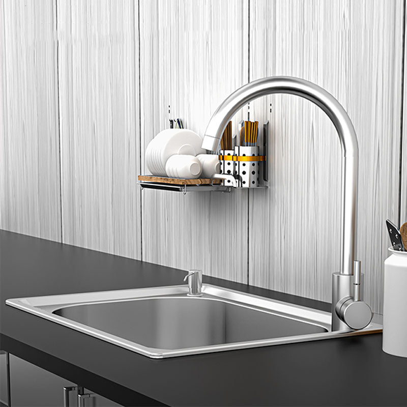 BowLift | Modern Workstation Sink Stainless Steel Drain Arrangement and Faucet Kitchen Sink