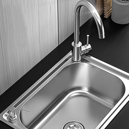 BowLift | Modern Workstation Sink Stainless Steel Drain Arrangement and Faucet Kitchen Sink