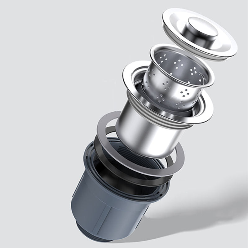 BowLift | Modern workstation sink stainless steel waste arrangement and faucet kitchen sink