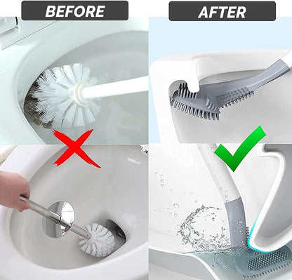 BowLift | Toilet Brush with Silicone Head and Holder