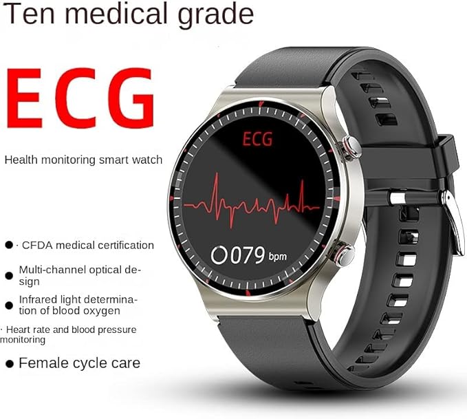 Skanto | CardioSense – Medical ECG Smartwatch with Osram Sensor and 24/7 Health Tracking