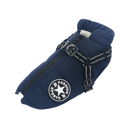 Winter Dog Jacket with Harness | Karnz