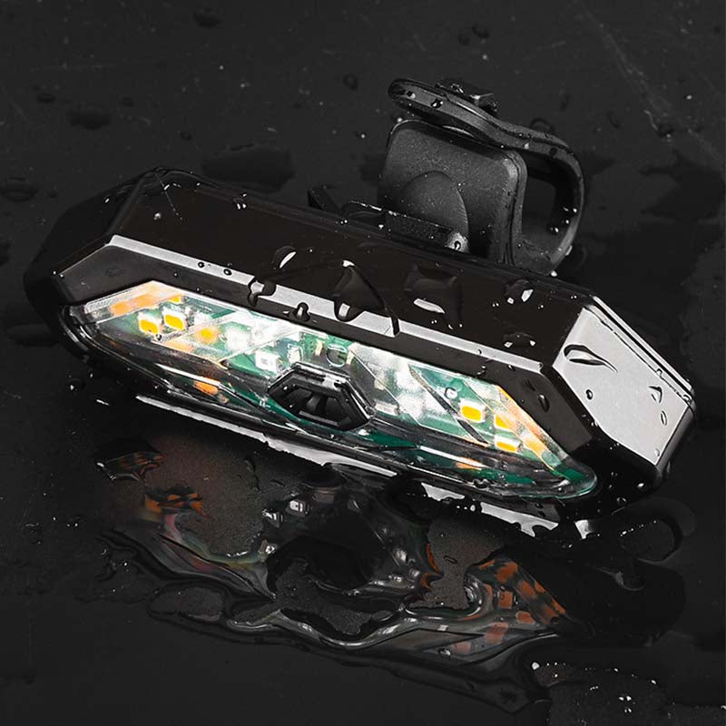 Waterproof Night Riding LED Mountain Bike Remote Control Steering Taillight