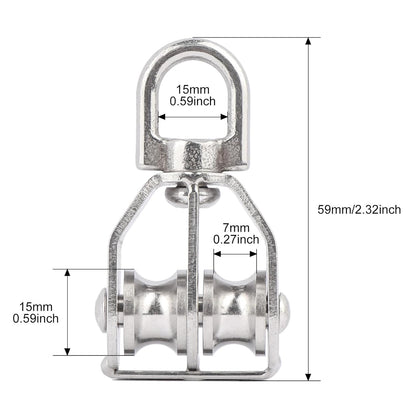 BowLift | Stainless Steel Swivel Pulley