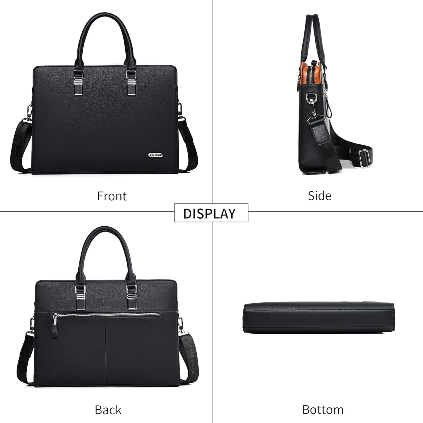 Genuine Leather Multi-compartment Business Bag for Professionals | Karnz
