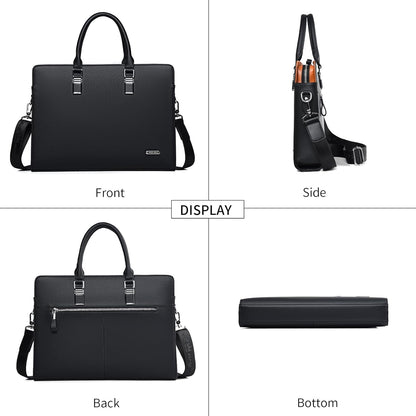 Genuine Leather Multi-compartment Business Bag for Professionals | Karnz