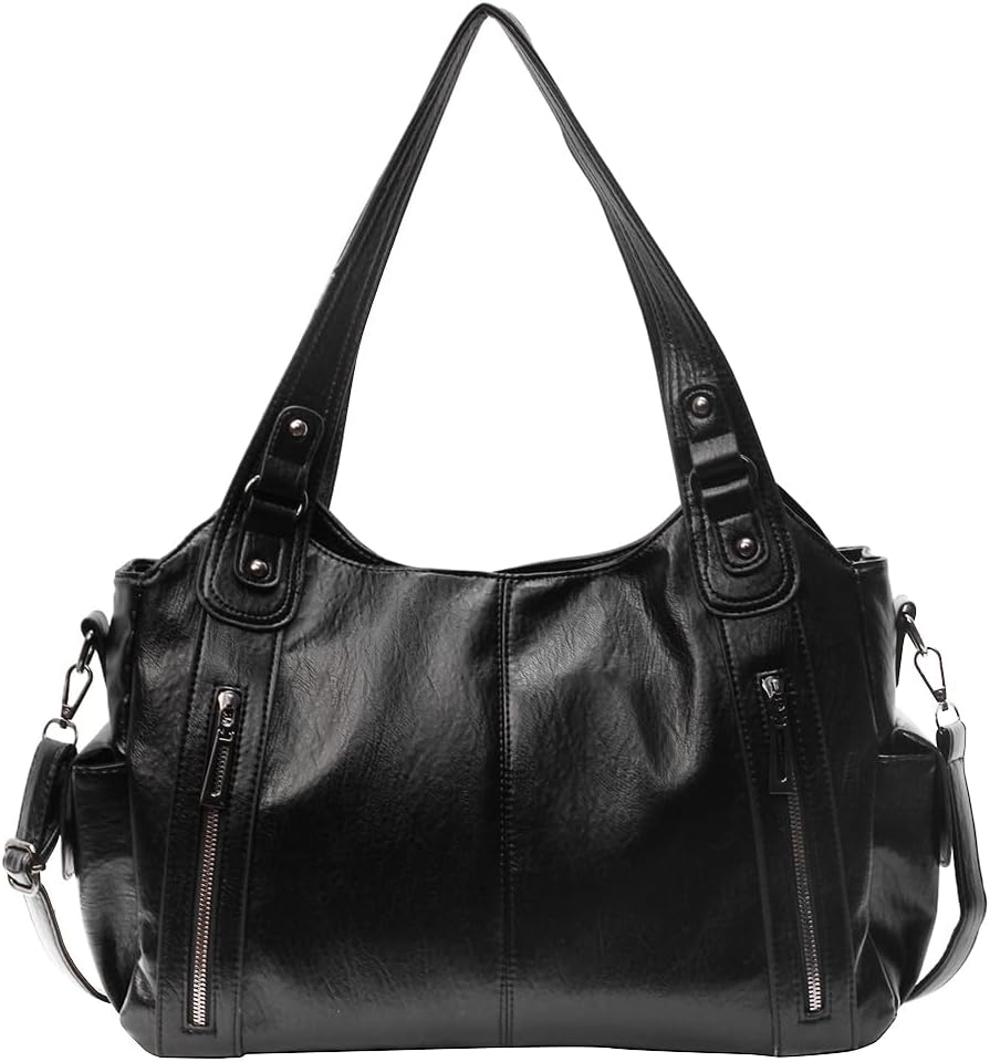 Skanto | Vegan Leather Slouchy Hobo Bag