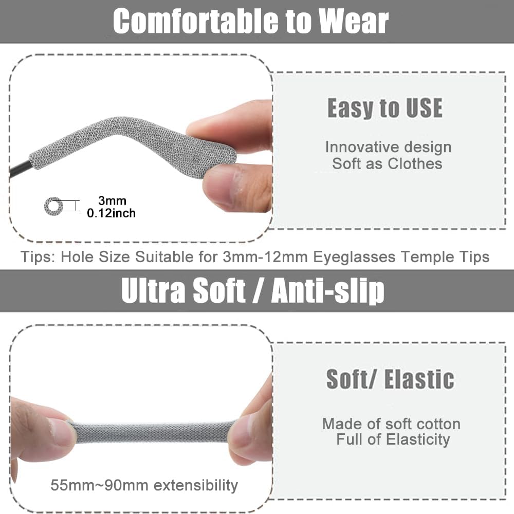 BowLift | 4 Pairs Upgrade Soft Glasses Ear Cushion