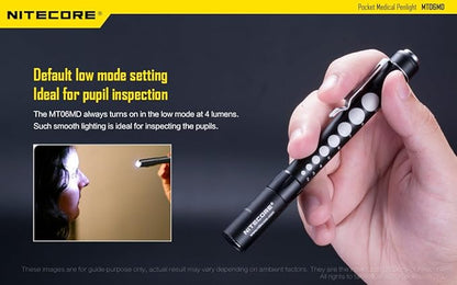 Skanto Nitecore MT06MD Penlight for Healthcare Professionals – 180 Lumens, CRI 90+