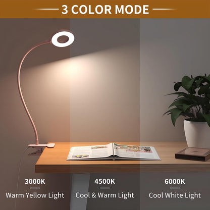 Skanto Skanto | 3 Color Modes LED Desk Clamp Lamp with & Flexible Gooseneck - Selvara (1+1 FREE)