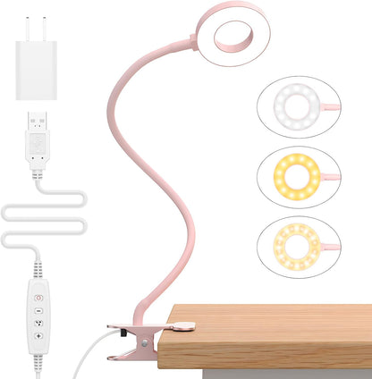 Skanto Skanto | 3 Color Modes LED Desk Clamp Lamp with & Flexible Gooseneck - Selvara (1+1 FREE)