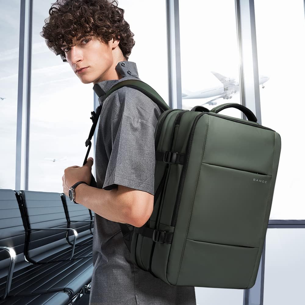 Expandable 26–45L Waterproof Travel Backpack with Laptop Sleeve & Duffle Carry | Bowlift