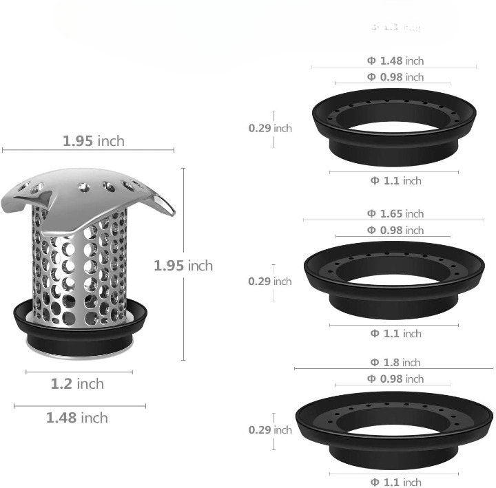 BathTub Drain Hair Catcher – Effortlessly Catches Hair Without Clogs Bowlift