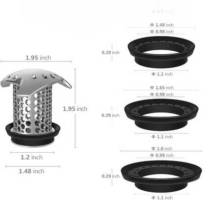 BathTub Drain Hair Catcher – Effortlessly Catches Hair Without Clogs Bowlift