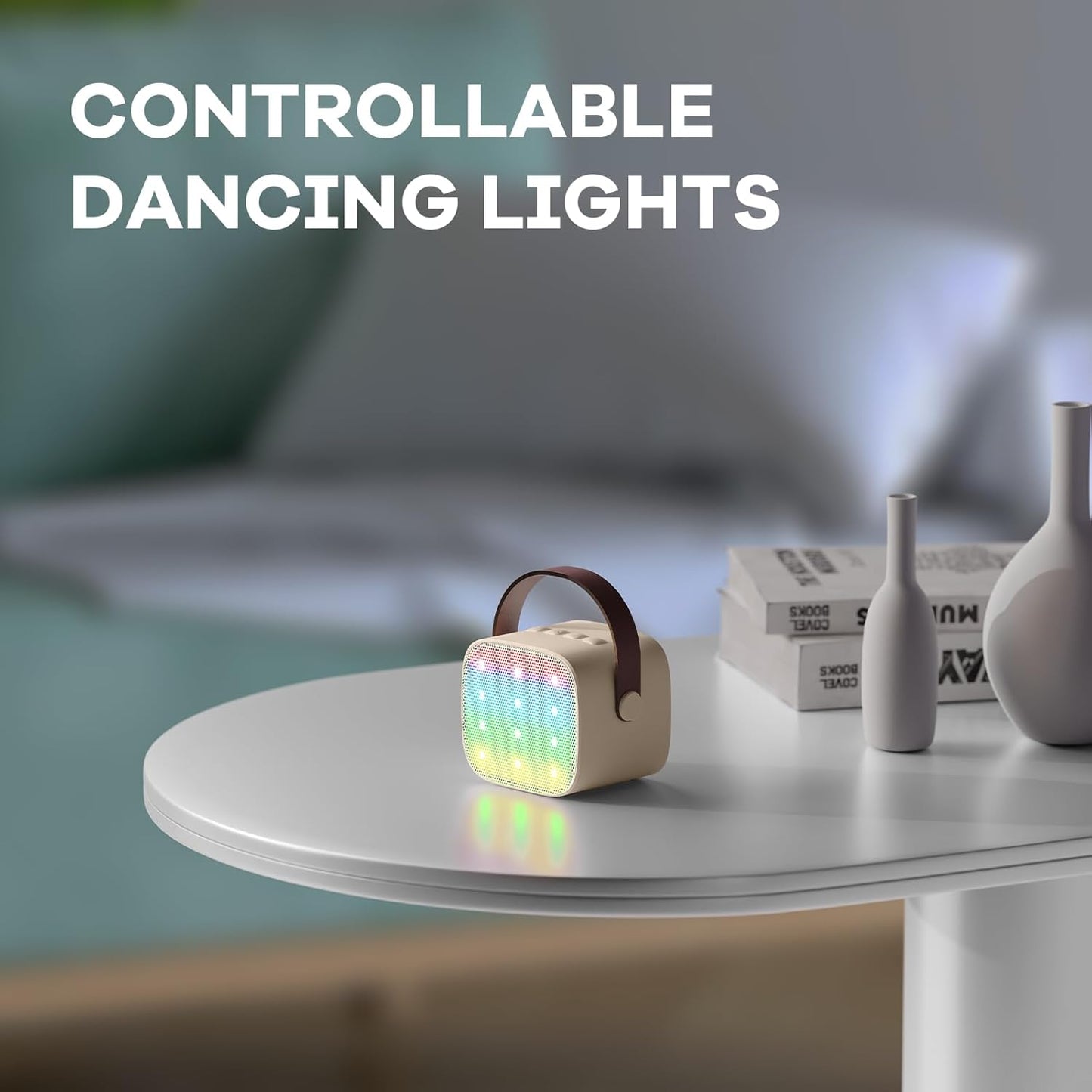 Skanto | Portable Mini Karaoke Machine with Bluetooth Speaker and 2 Wireless Microphones – Veylo