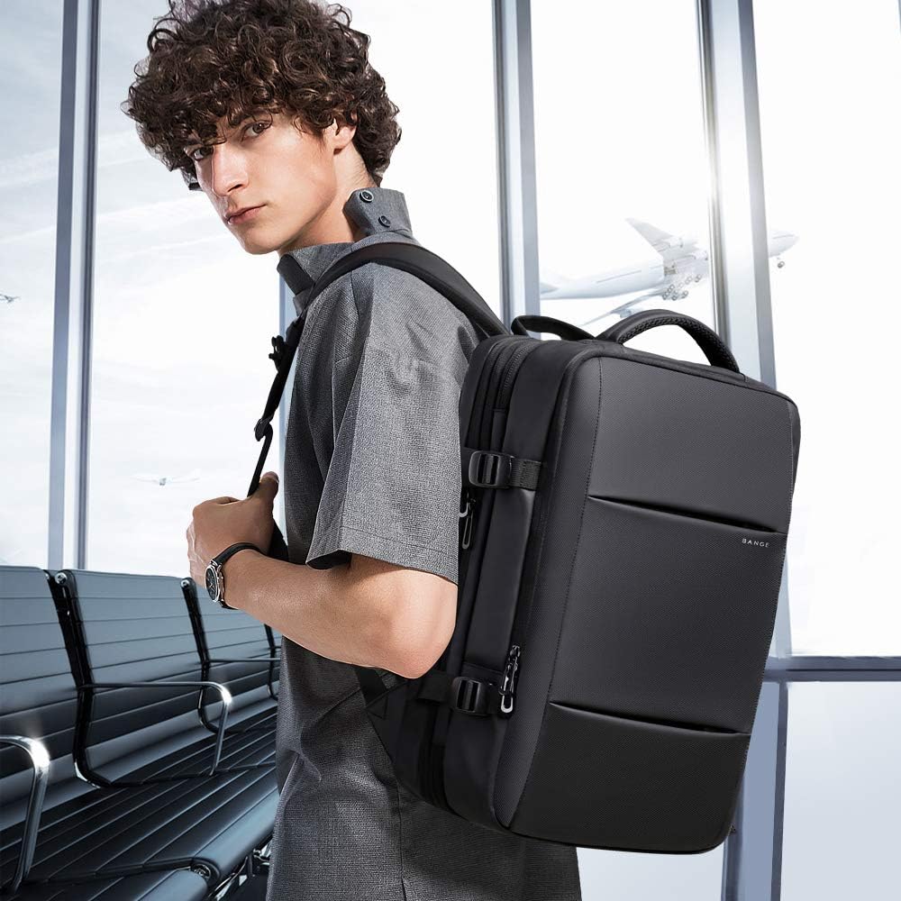 Expandable 26–45L Waterproof Travel Backpack with Laptop Sleeve & Duffle Carry | Bowlift