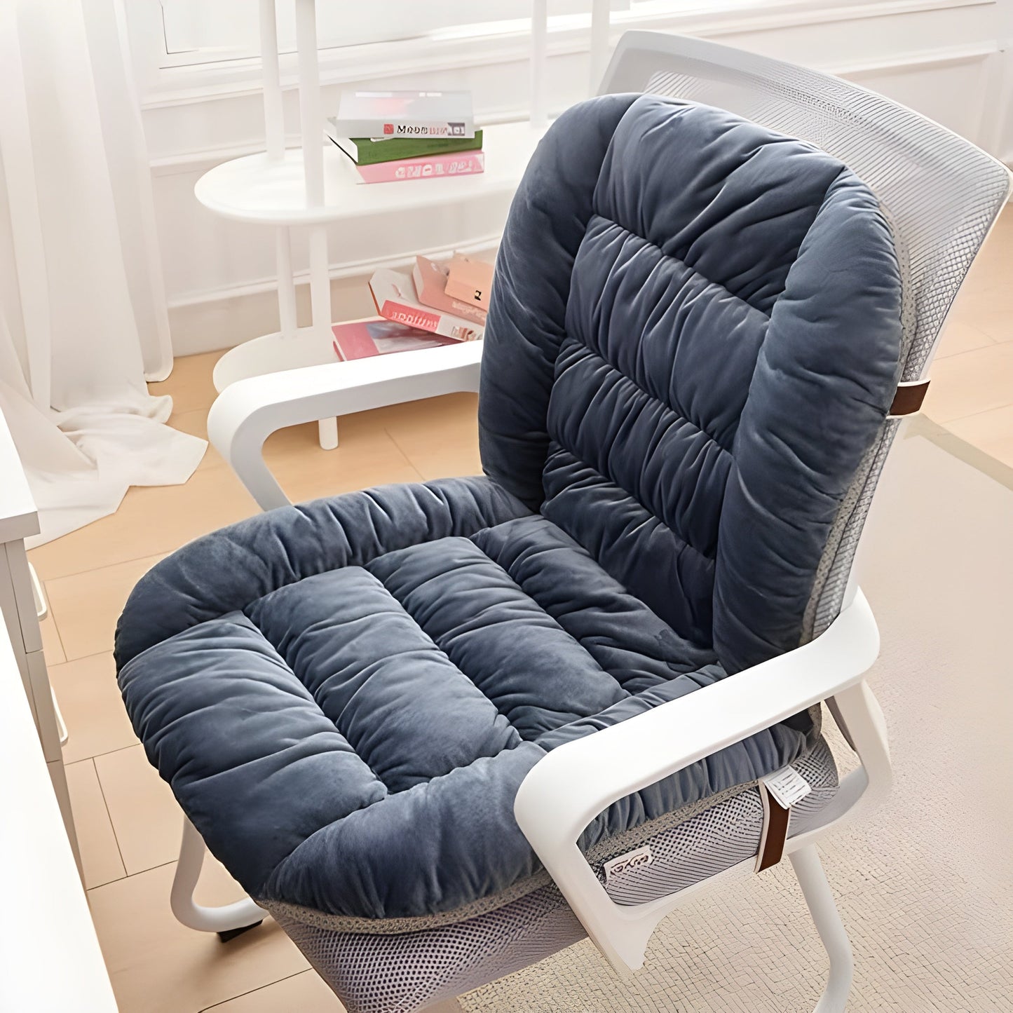 Thick seat cushions for chairs – soft, warm and comfortable | Ideal for living area and office