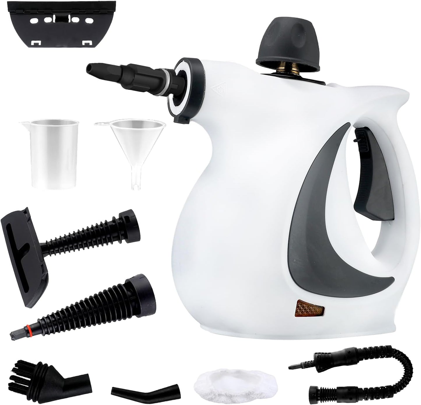 High-pressure handheld steam cleaner with 8-piece accessory set – Valtira